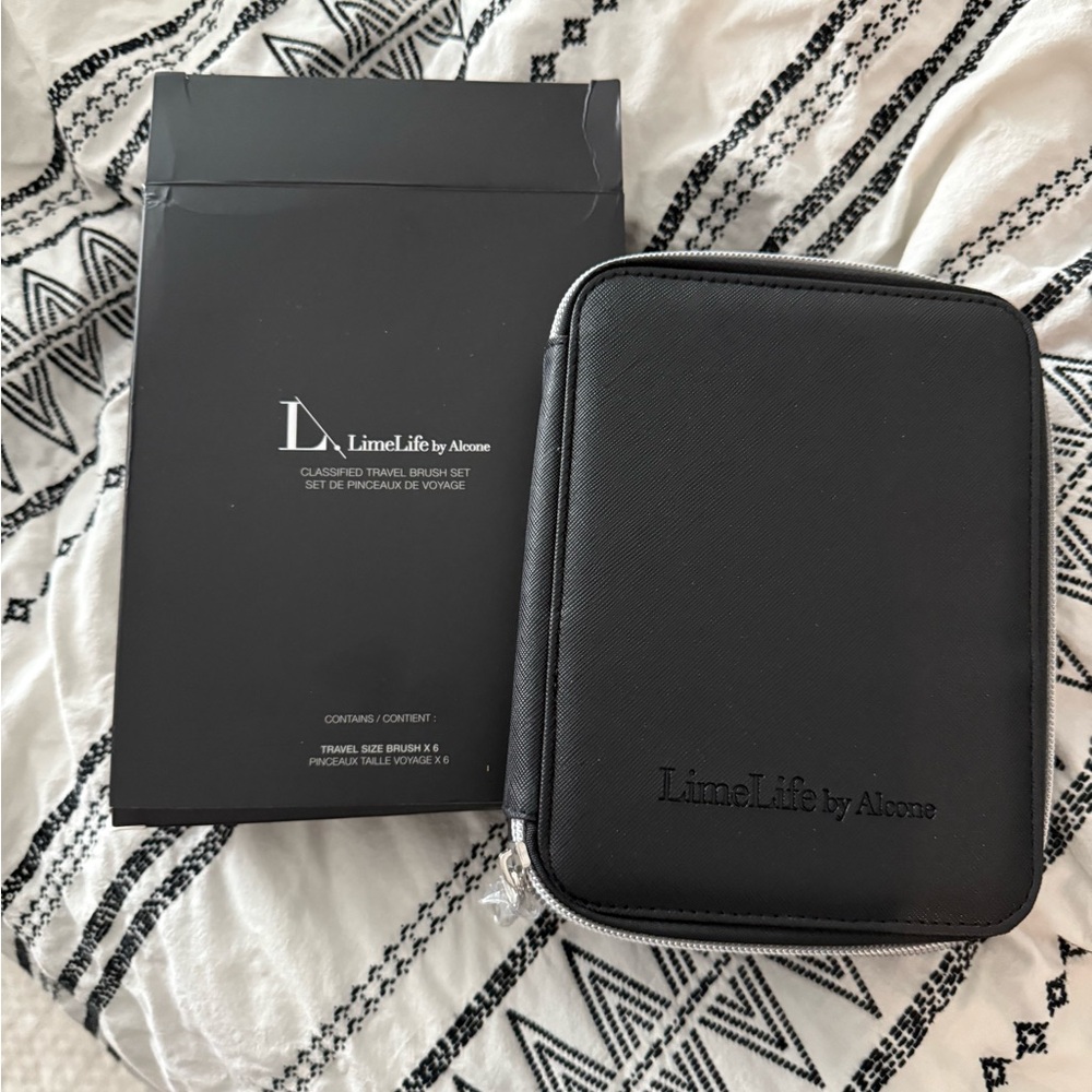LimeLife Make Up Brush Travel Set